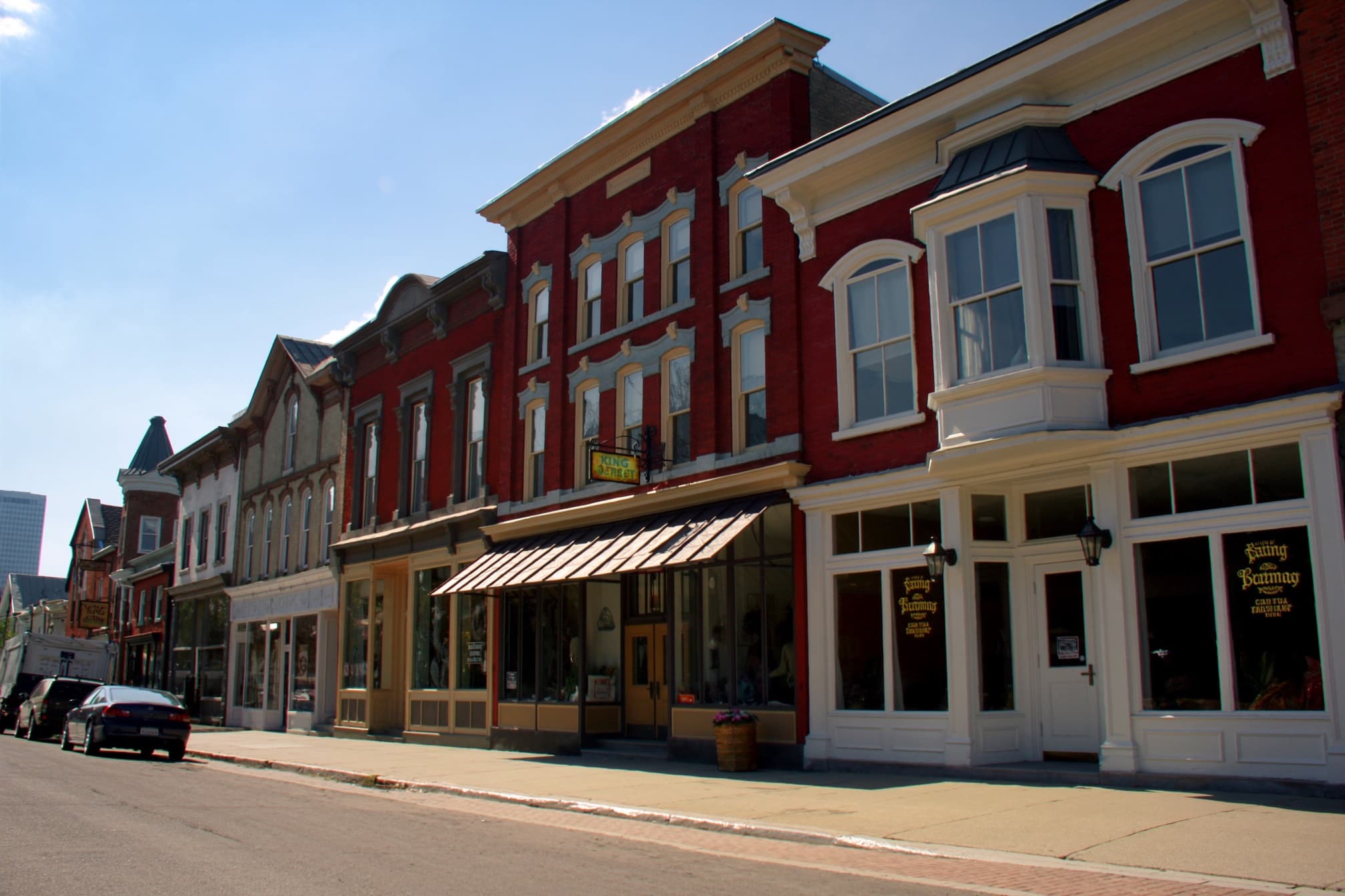 Downtown Bowmanville, Ontario heritage main street